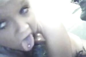 This spruce fine wazoo blond with blue eyes blows like a pro