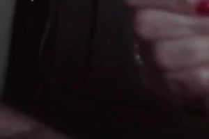 Stroking my husbands large pecker