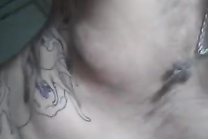 Fucking this slut's pierced fanny in front of a camera