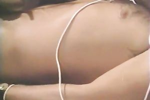 A fastened fellow receives his rod sucked in FFM threesome scene