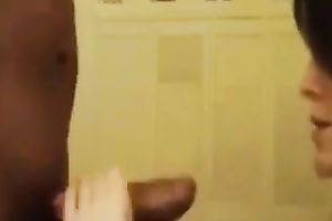 Lewd hussy sucks my BBC with passion until that babe receives what she desires