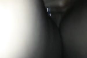 I enjoy watching my hard penis slip into my girlfriend's fanny