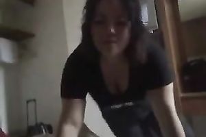 Chubby Asian whore sucks my cock and doesn't desire to stop