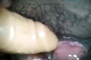 Beautiful wet black skin cooter of my milf horny white wife on livecam