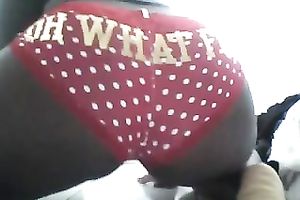 Shaking my arse side to side and up and down to the beat of the music