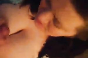 Big breasted white aged housewife sucks my large pink knob