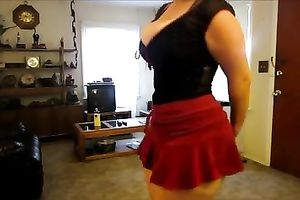 Homemade solo with me demonstrating my large glamorous wazoo