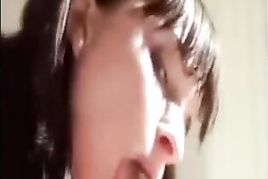 My lubricious German girlfriend gives me a valuable head