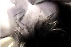 My chubby dark-haired BBC slut allows me to cum on her face
