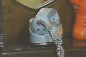 Ebony cutie blows and gets her wet crack slammed in retro sex scene