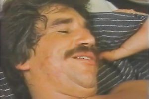 Ebony cutie blows and gets her wet crack slammed in retro sex scene