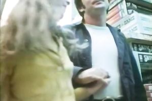 Horny seller eats stinky hirsute kitty of impure customer