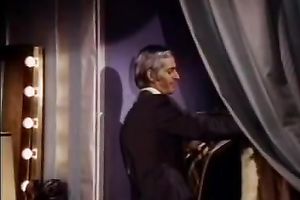 Naughty blond gives head to her lover and lets her paramour titty fuck her
