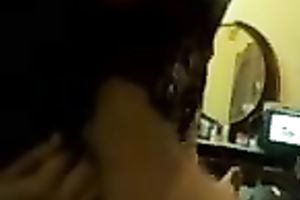 Shy and cute Indian girlfriend is playing with my soft schlong