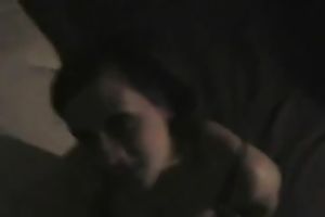 My perverted girlfriend sucks my wang until that babe gets a facial