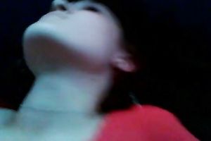 My dark-haired paramour sucks my dong ardently in a car