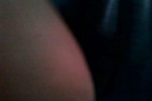 My dark-haired paramour sucks my dong ardently in a car