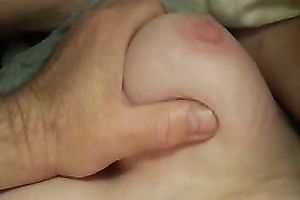 Homemade movie with me playing with my bulky wife's large whoppers