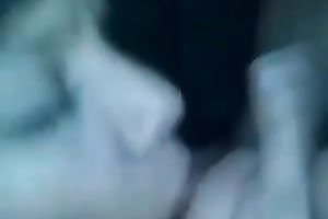 Pretty brunette hair harlot manages to milk my pecker dry on her face