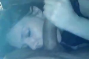 Pretty brunette hair harlot manages to milk my pecker dry on her face