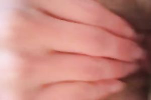Watch me fingering and fucking my dark brown wife's bawdy cleft