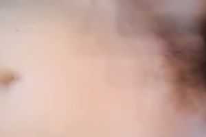 Watch me fingering and fucking my dark brown wife's bawdy cleft