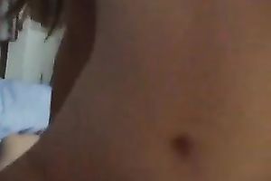 My pleasing girlfriend with large saggy billibongs likes cowgirl position