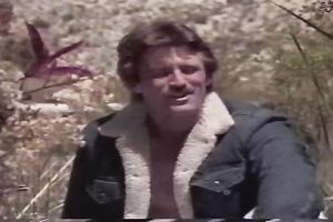 Hussy brunette hair with huge saggy pantoons masturbates her shaggy cunt