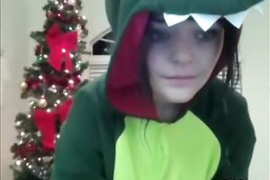 Oiled up cutie with a skinny body can't live without showering and masturbating on livecam