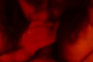 Lustful big beautiful woman works on my ramrod in POV video and eats the ball batter