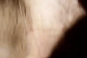 Cumming all over my wife's agreeable twat in front of a camera