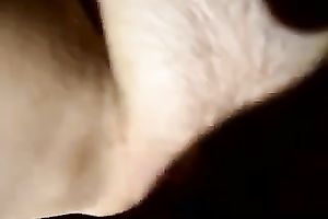 Cumming all over my wife's agreeable twat in front of a camera