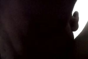 My hubby licks my shaggy slit like a true cum-hole licker