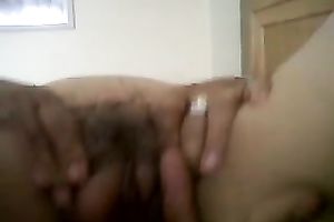 My hubby licks my shaggy slit like a true cum-hole licker