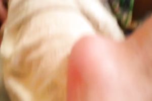 My juggy wifey allows me to knead her large natural mambos