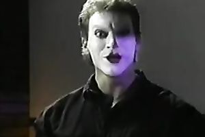 Two sexy and sexually excited doxies make out on the stage of the magic show