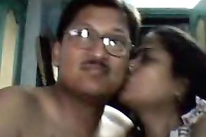 Indian nerd cant take his lips off his plump wife's titties