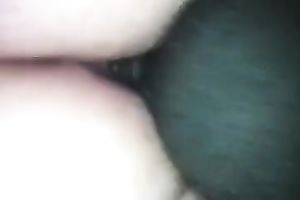 Getting drilled balls deep by my dark paramour in homemade vid