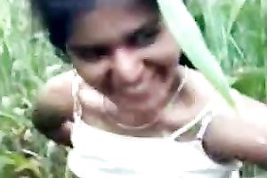 My Indian girlfriend likes showing off her in nature's garb body