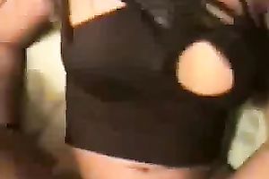 Gorgeous latin babe hottie with curly vagina is pleased