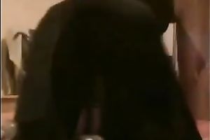 My nasty girlfriend looks indeed precious in her hot dark nylons