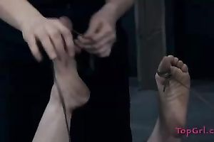 Busty floozy with jet dark hair gets punished hard