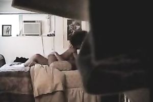 Awesome blow job from kinky and slender mulatto hotwife to her spouse