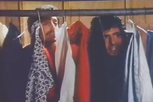 Hot retro video with fleshly honeys demonstrating underware