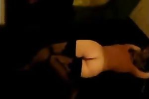 Blonde harlot sucks my pecker after I slam her shaved snatch