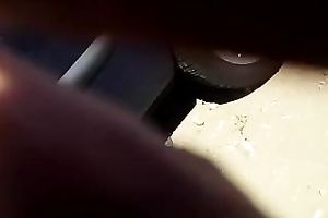 Picking up a slut on the non-professional movie scene and getting her in the car