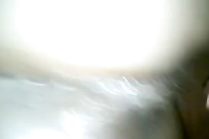 My dark queen is riding me ruthlessly in reverse cowgirl position