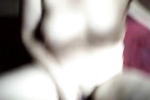 Nice homemade solo with my fat wife toying her fur pie