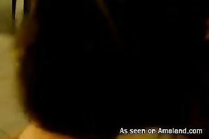 This French whore takes on 2 hard schlongs out of hesitation