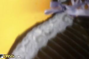 Horny call-girl sucks a man's prick in a hotel room